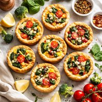 Vegetable Quiche Cups Sbd