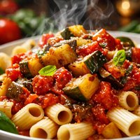Vegetable Ratatouille with Pasta