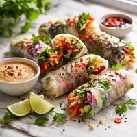 Vegetable Rice Paper Rolls
