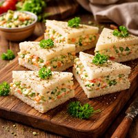 Vegetable Salad Tea Sandwiches