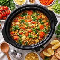 Vegetable Soup in the Crock Pot