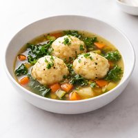 Vegetable Soup with Cornmeal Dumplings