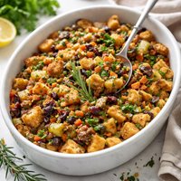 Vegetable Stuffing for Cornish Game Hens