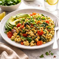 Vegetable Tofy Scrambler