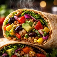 Veggie Bean Wrap