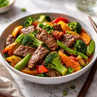 Veggie Beef Stir Fry