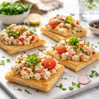 Veggie Chicken Salad Squares