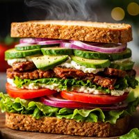 Veggie Club Sandwich