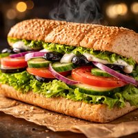 Veggie Delightful Sandwich La Subway