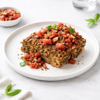 Veggie Meatloaf with Checca Sauce