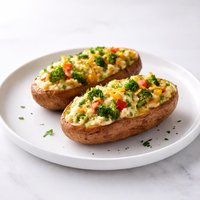 Veggie Stuffed Twice Baked Potatoes