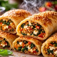 Vegie and Fetta Rolls