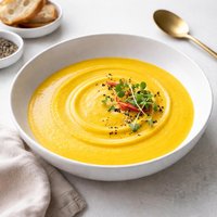 Velvety Yellow Pepper Soup