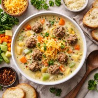 Venison Cheese Ball Soup