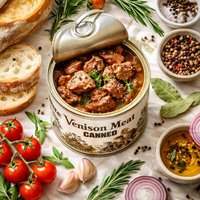 Venison Meat Canned