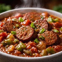 Venison Sausage Creole