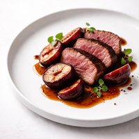 Venison with Plums and Calvados