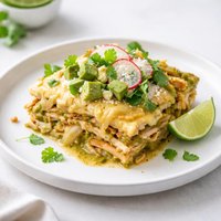 Verde Enchilada Casserole