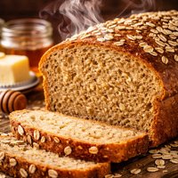 Vermont Whole Wheat Oatmeal Honey Bread