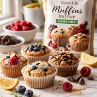 Versitile Muffins Batter Dairy Free