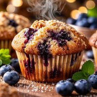 Very Berry Blueberry Muffins