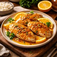 Very Easy Chicken with Orange Sauce