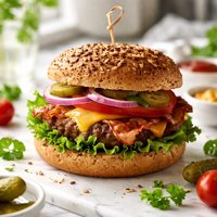 Very Low Carb Hamburger Bun