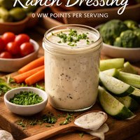 Very Low Fat Ranch Dressing 0 Ww Points Per Serving