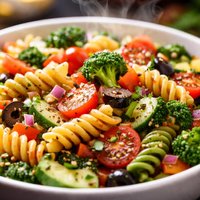 Vibrant Vegetable Pasta Salad
