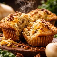 Vidalia Cheddar Pecan Muffins