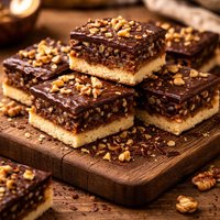 Viennese Chocolate Walnut Bars