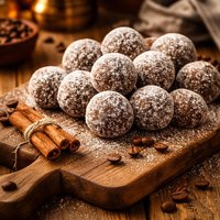 Viennese Coffee Balls No Bake
