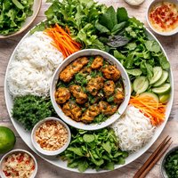 Vietnamese Grilled Catfish with Noodles Cha Ca