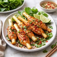 Vietnamese Grilled Sugarcane Prawns