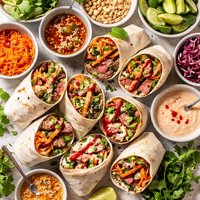 Vietnamese Steak Wraps