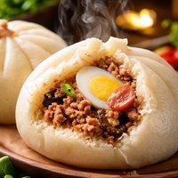 Vietnamese Steamed Buns Banh Bao