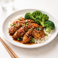 Vietnamese Style Caramel Chicken with Broccoli