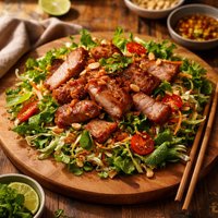 Vietnamese Style Crispy Pork Salad