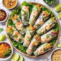 Vietnamese Style Rice Paper Rolls