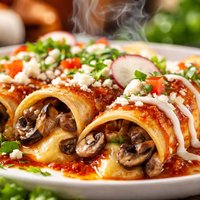 Villa Real Mushroom Enchiladas