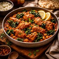Vindaloo Chicken Masala W Chickpeas and Kale