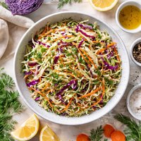 Vinegar Dill Coleslaw