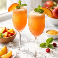 Virgin Peach Bellini
