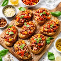 Vodka Tomato Bruschetta