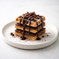 Waffle Chocolate Cake