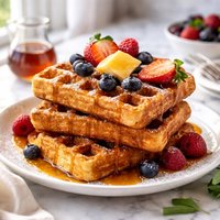Waffle Style French Toast