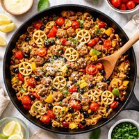 Wagon Wheel Skillet Dinner