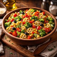 Wagon Wheel Vegetable Salad