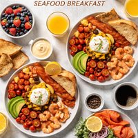 Wake Up Seafood Breakfast for Two