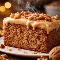 Walnut Cake with Penuche Frosting